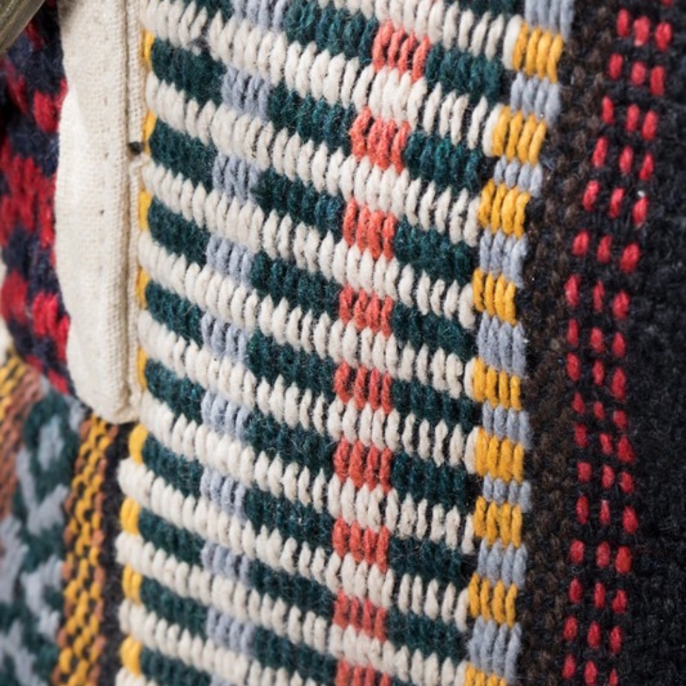 NEW Navajo Aztec Woven Weekender Duffle Bag - Picture 7 of 8